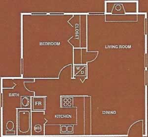 A6 - One Bedroom / One Bath*